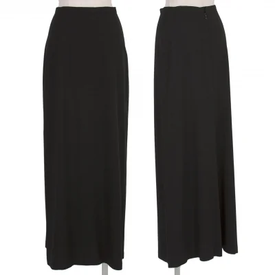 【SALE】ジャンポールゴルチエ クラシックJean Paul GAULTIER CLASSIQUE アセテートポリロングスカート 黒