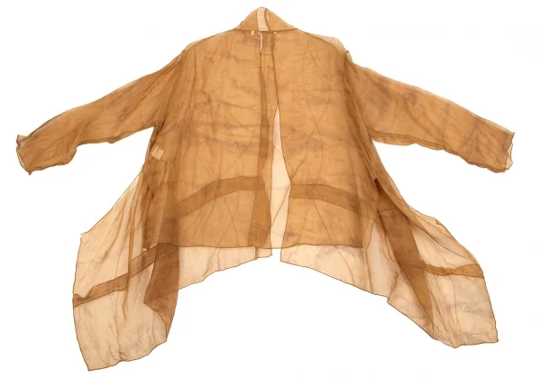 SENSOUNICO Silk see-through cardigan K-48916_010