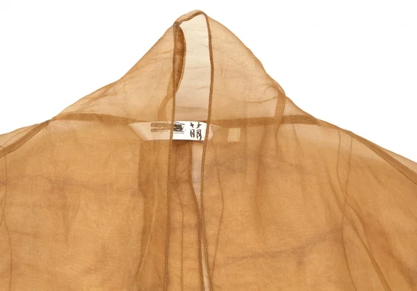 SENSOUNICO Silk see-through cardigan K-48916_003