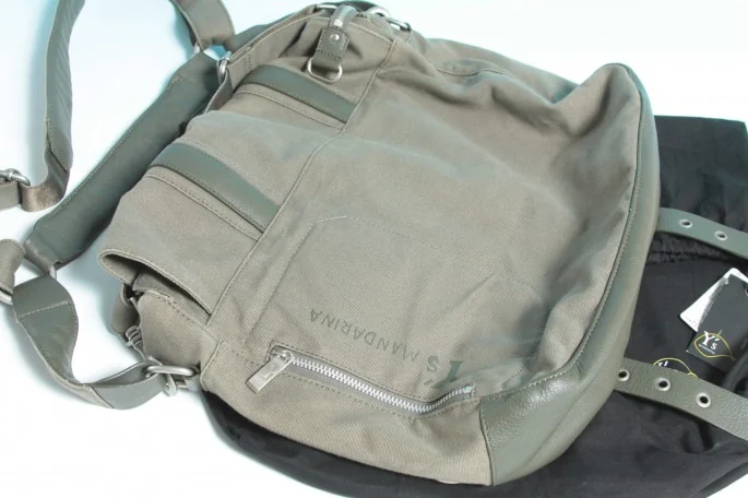 Y s Mandarina Leather switching design shoulder bag(K-3526) K-3526_010