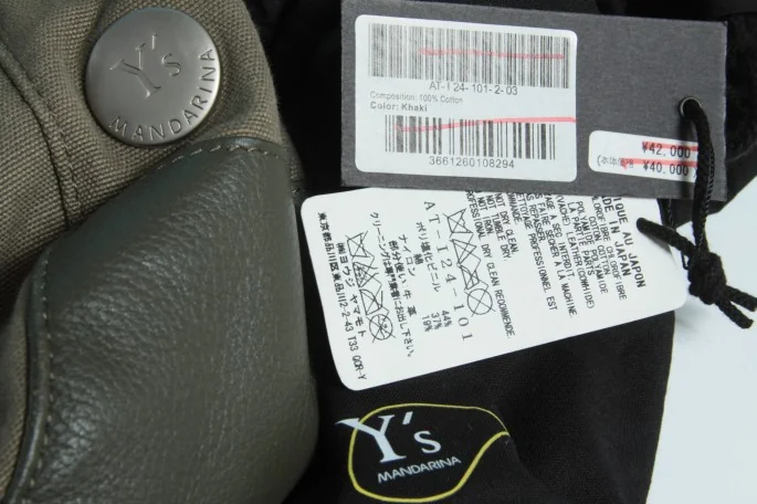 Y s Mandarina Leather switching design shoulder bag(K-3526) K-3526_013