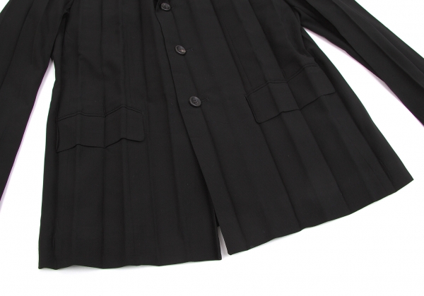 イッセイミヤケISSEY MIYAKE製品染めポリ混フラップポケット