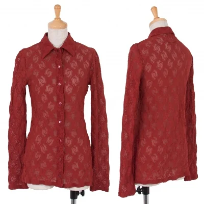 ジャンポールゴルチエファムJean Paul GAULTIER FEMME フラワーレースシャツ