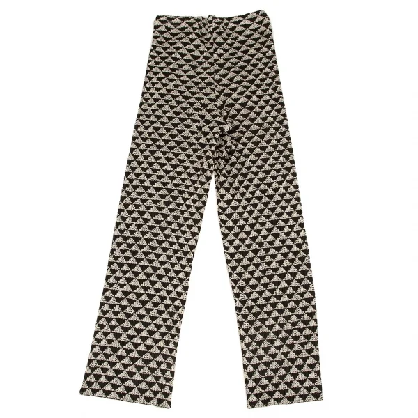 PLEATS PLEASE Pleated Triangle Print Pants K-49889_007