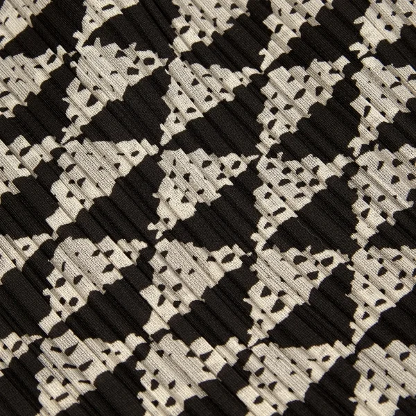 PLEATS PLEASE Pleated Triangle Print Pants K-49889_008