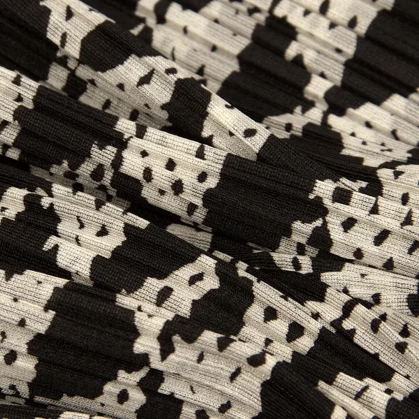 PLEATS PLEASE Pleated Triangle Print Pants K-49889_009