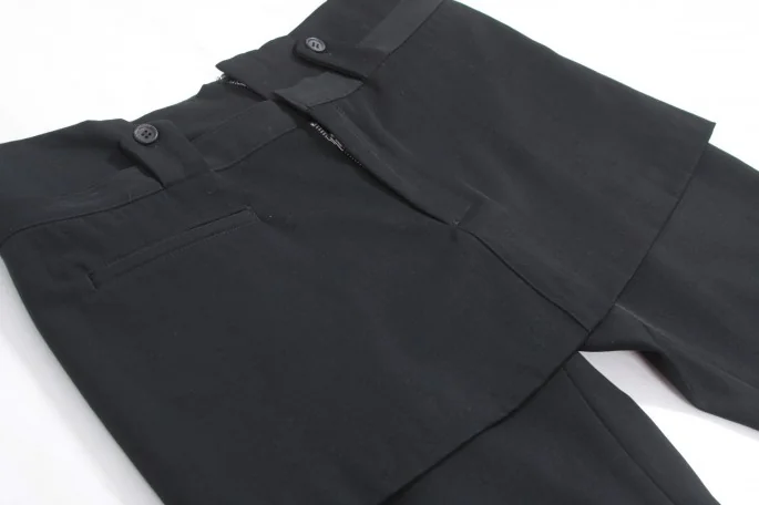 Y s Skirt combined wool gabardine pants(K-3577) K-3577_002