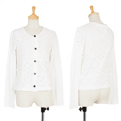 【最終値下げ】ヨウジヤマモトファムYohji Yamamoto FEMME ワームホールデザインカーディガン