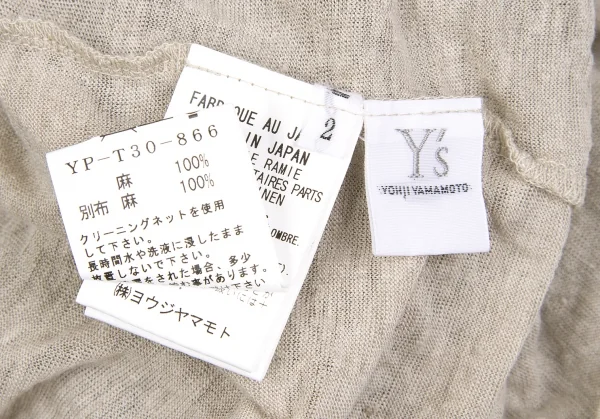 (SALE) Y's Knit Layered Design T-shirt K-50099_012