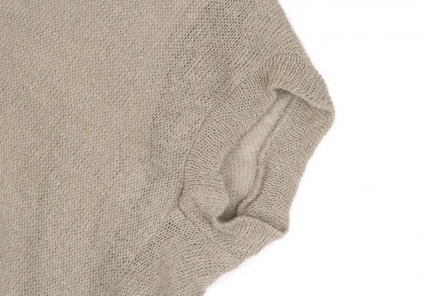 (SALE) Y's Knit Layered Design T-shirt K-50099_004