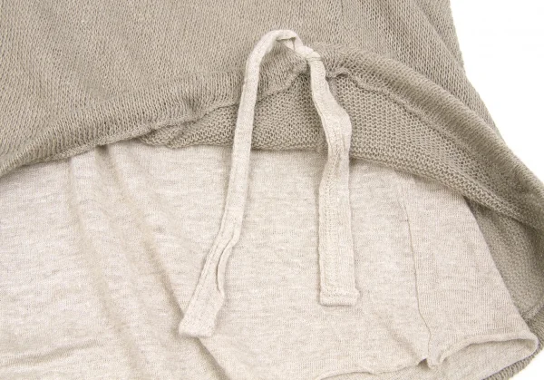 (SALE) Y's Knit Layered Design T-shirt K-50099_006