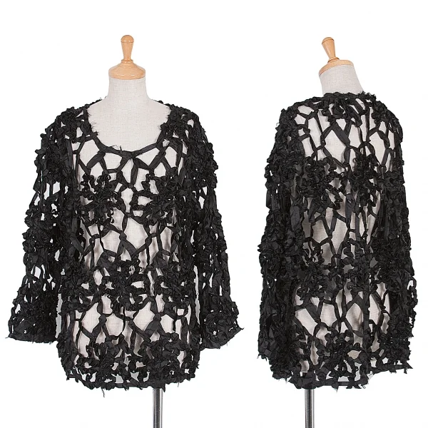 コムデギャルソンCOMME des GARCONS ナイロンテープネットカットソー
