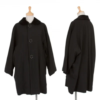 コムデギャルソンCOMME des GARCONS ドルマンスリーブスナップボタンコート