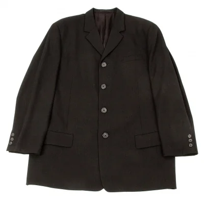 【SALE】ワイズフォーメンY's for men ウールギャバタックテーラードジャケット 黒