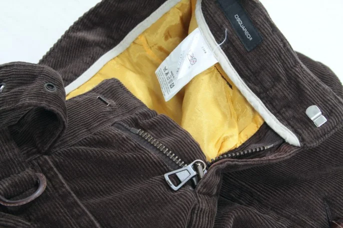 DSQUARED2 Corduroy design skirt(P-493) P-493_011