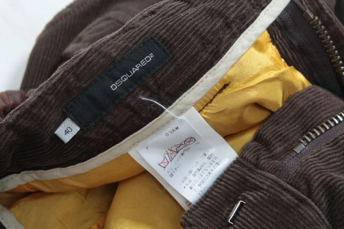 DSQUARED2 Corduroy design skirt(P-493) P-493_012