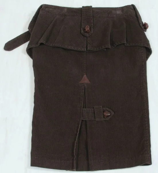 DSQUARED2 Corduroy design skirt(P-493) P-493_002