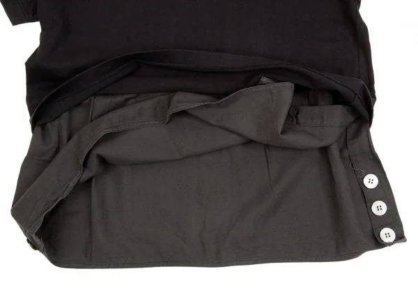 (FINAL PRICE) Yohji Yamamoto THE GINZA STORY Switching T Shirt K-50701_008