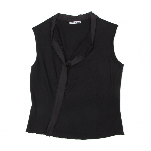 SALE】イッセイミヤケISSEY MIYAKE シームデザインノースリーブ
