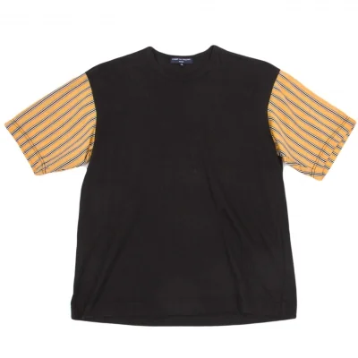 コムデギャルソン オムCOMME des GARCONS HOMME 袖ストライプ切替Tシャツ