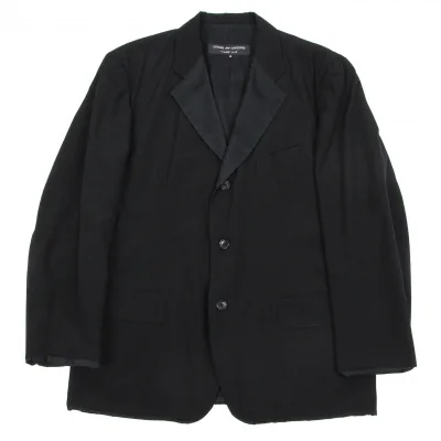 コムデギャルソン オムプリュスCOMME des GARCONS HOMME PLUS リバーシブルキュプララペルウールジャケット 黒