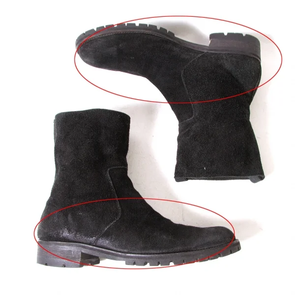 Yohji Yamamoto POUR HOMME Suede Leather Boots K-51357_002