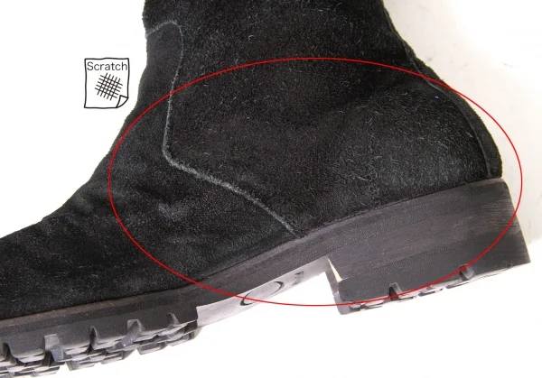 Yohji Yamamoto POUR HOMME Suede Leather Boots K-51357_007