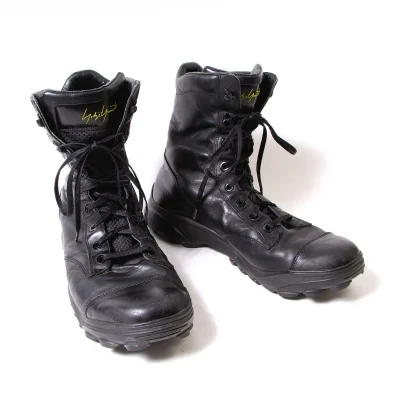 ヨウジヤマモト×アディダスYohji Yamamoto×adidas RAXIONソールレザーブーツ