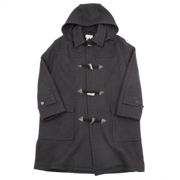 エルメスHERMES メルトンウールダッフルコート
