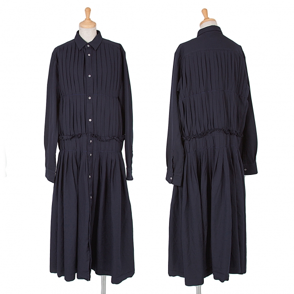 【美品】COMME des GARCONS 21AW 変形ボリュームシャツワンピ 美品】COMME des GARCONS 21AW 変形ボリュームシャツワンピ