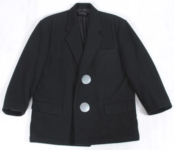コムデギャルソンCOMME des GARCONS デカボタンジャケット 黒M～L位 (K
