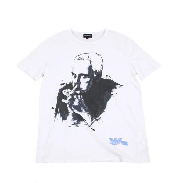 エンポリオアルマーニEMPORIO ARMANI ジョルジオアルマーニプリントTシャツ