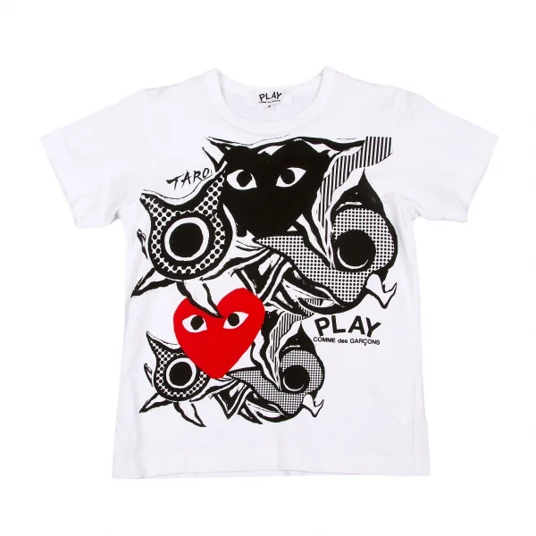 プレイ コムデギャルソンPLAY COMME des GARCONS岡本太郎Tシャツ 白黒 