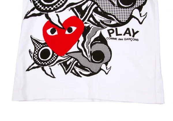 プレイ コムデギャルソンPLAY COMME des GARCONS岡本太郎Tシャツ 白黒