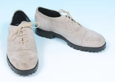 tricot COMME des GARCONS suede leather shoes(K-3674)