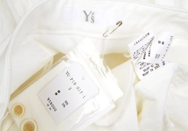 Y's Knee patchwork design pants K-52511_013