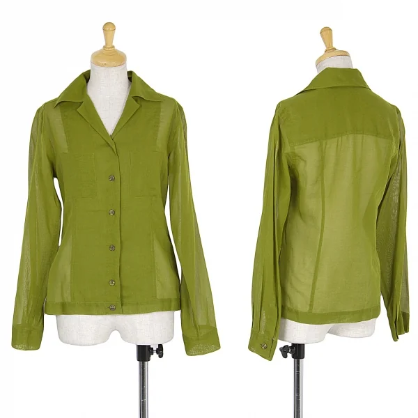 ROMEO GIGLI Long Sleeve Shirt Green 38(M) K-52548_001