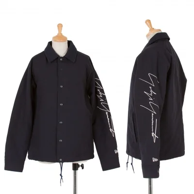 新品!ヨウジヤマモト×ニューエラYohji Yamaoto × NEW ERA BLOUSON 袖ロゴ刺繍中綿キルトコーチジャケット