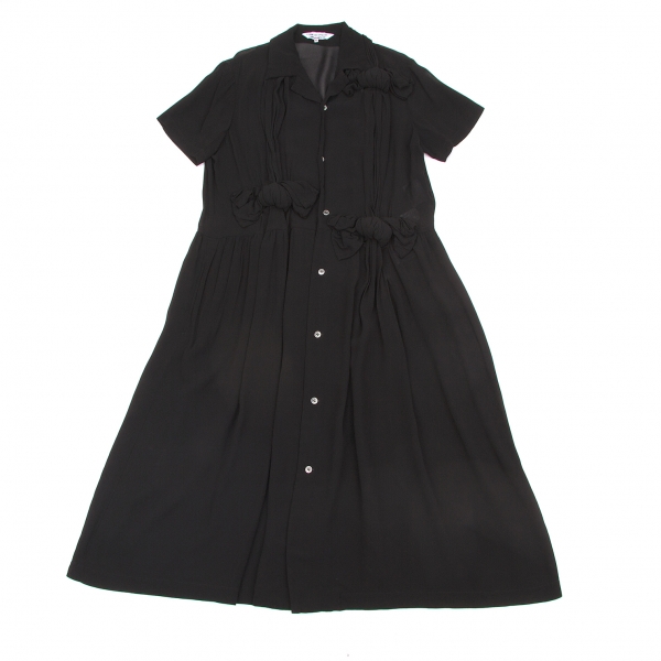 入荷nowオンラインストア コムコム コムデギャルソンCOMME des GARCONS製品染めリボン ワンピース