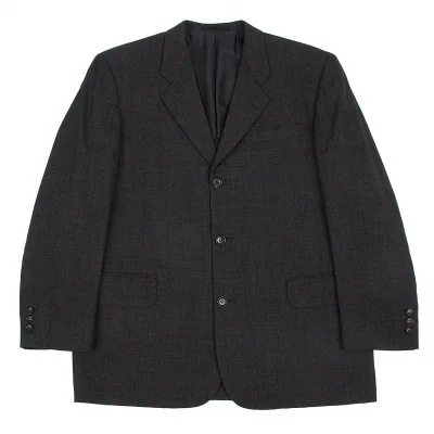 【SALE】コムデギャルソンオムCOMME des GARCONS HOMME ウール3Bテーラードジャケット 霜降りグレー