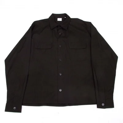 ヨウジヤマモト コスチュームドオムYohji Yamamoto COSTUME D' HOMME ステッチストライプフラップポケットシャツ