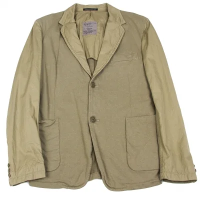 【最終値下げ】ヨウジヤマモトプールオムYohji Yamamoto POUR HOMME 天竺切替テーラードジャケット