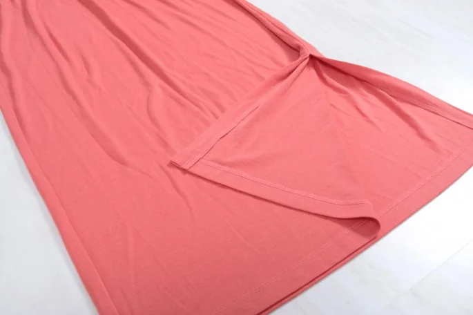 ISSEY MIYAKE Wool knit horizontal slit long skirt(K-3849) K-3849_004