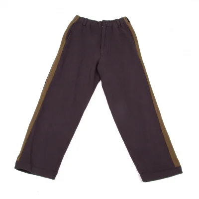ワイズフォーメンY's for men 赤ラベル ライン切替スウェットパンツ グレーカーキ
