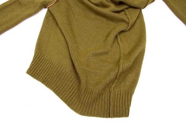 Y’s Red Labe / ワイズレッドレーベル | 2008AW | 変形 ノースリーブ ニット セーター | 2 | ブラック | レディース 6777700000000876-1w.jpg