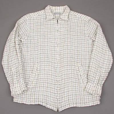 【SALE】コムデギャルソン オムCOMME des GARCONS HOMME 格子パッカリングジップシャツS〜M