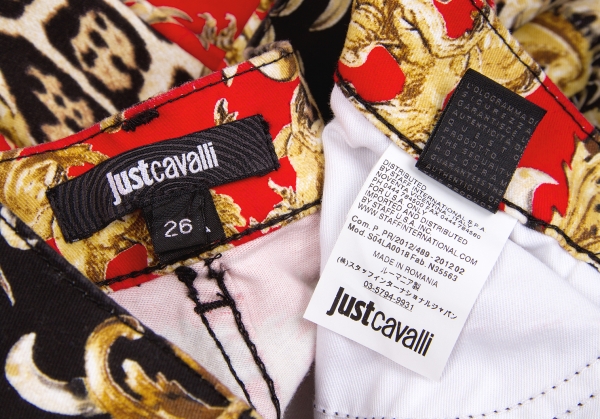 ジャスト カヴァリ Just Cavalli バロックプリントストレッチ