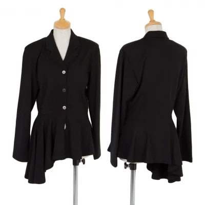 トリココムデギャルソンtricot COMME des GARCONS ノッチドラペル裾アシンメトリーカットソー