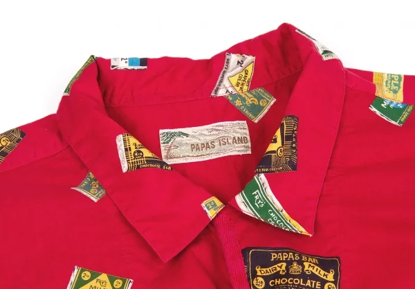 Papas Chocolate print Shirt K-55159_003