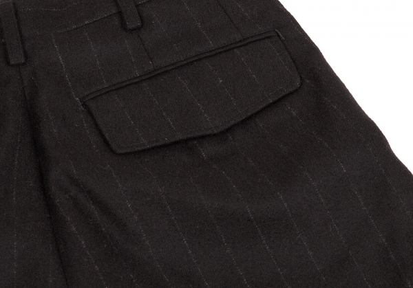 Y's for men Stripe Wool Pants Black M | PLAYFUL
